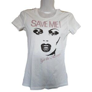 DOLCE & GABBANA Short Sleeve Graphic Tee with Lace Back